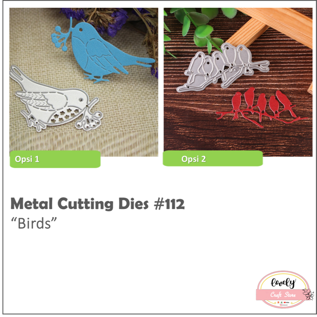 

Metal cutting dies "Birds" cutting dies for stencil cetakan die untuk cutting and embossing machine