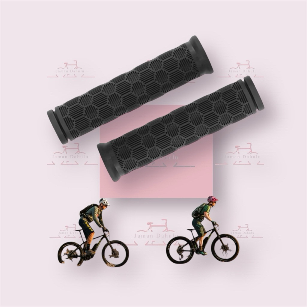 HandGrip Sepeda GR5 Handle Grip Hitam Sepeda Lipat Fixie MTB DLL