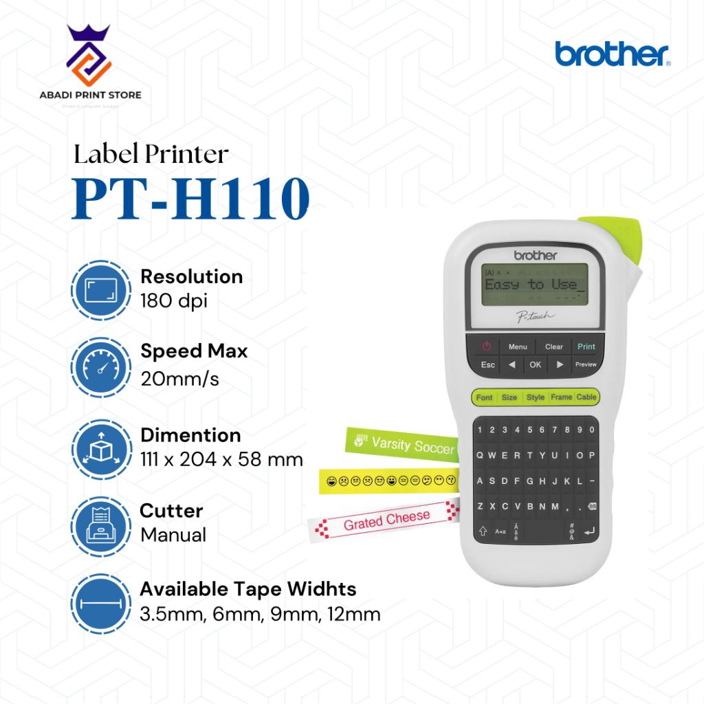 

Printer Label Brother PT-H110