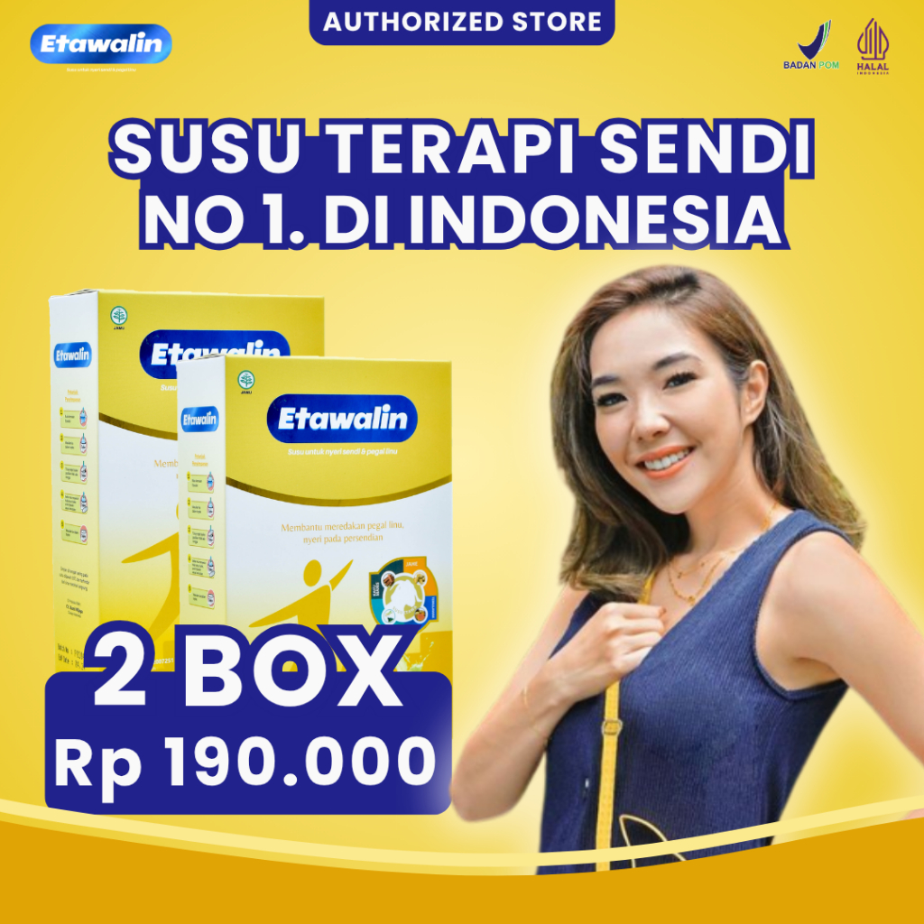

Etawalin Susu Kambing Etawa Solusi Nyeri Sendi & Pegal Linu 2 Box
