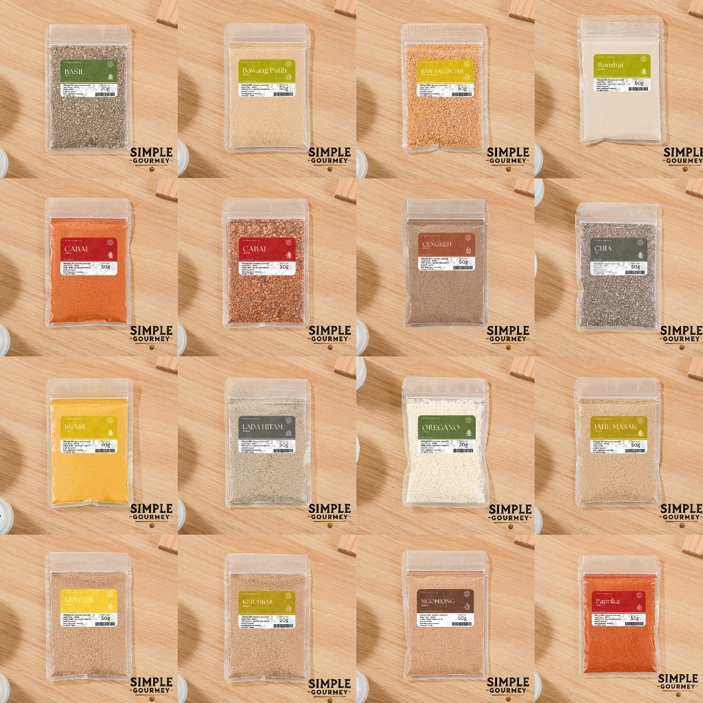 

Rempahi Aneka Bumbu Dapur & Rempah Lengkap Rempah Murni Bumbu Masak Jual Bumbu Dapur dan Rempah Terlengkap Cabai Pala Cengkeh Lada Oregano Ketumbar Wijen Pekak Parika Bawang Putih Bawang Bombai Kunyit Jinten Jahe