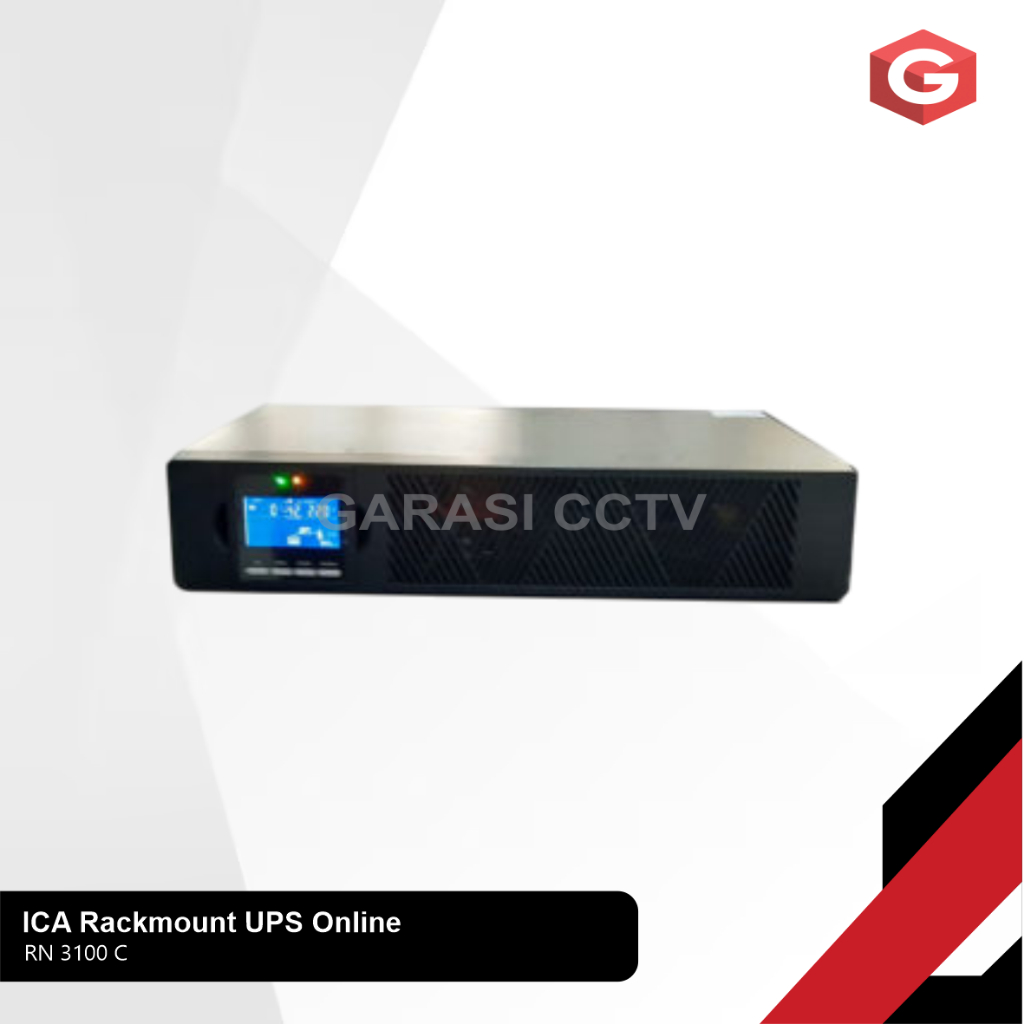 ICA RN3100C UPS Online Sinewave 3000VA 2700W Rackmount 2U