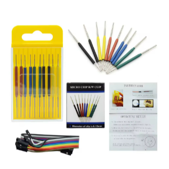 10pcs Universal Chip Test clip IC clamp Chip BIOS Online burning fixture Precision SOP SMD PIN Socke