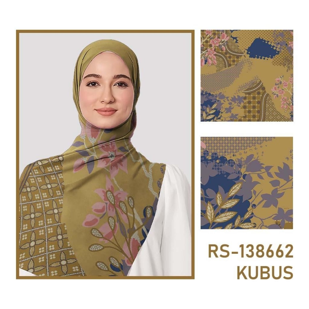 Hijab Segi Empat Motif, Kubus RS - 138662