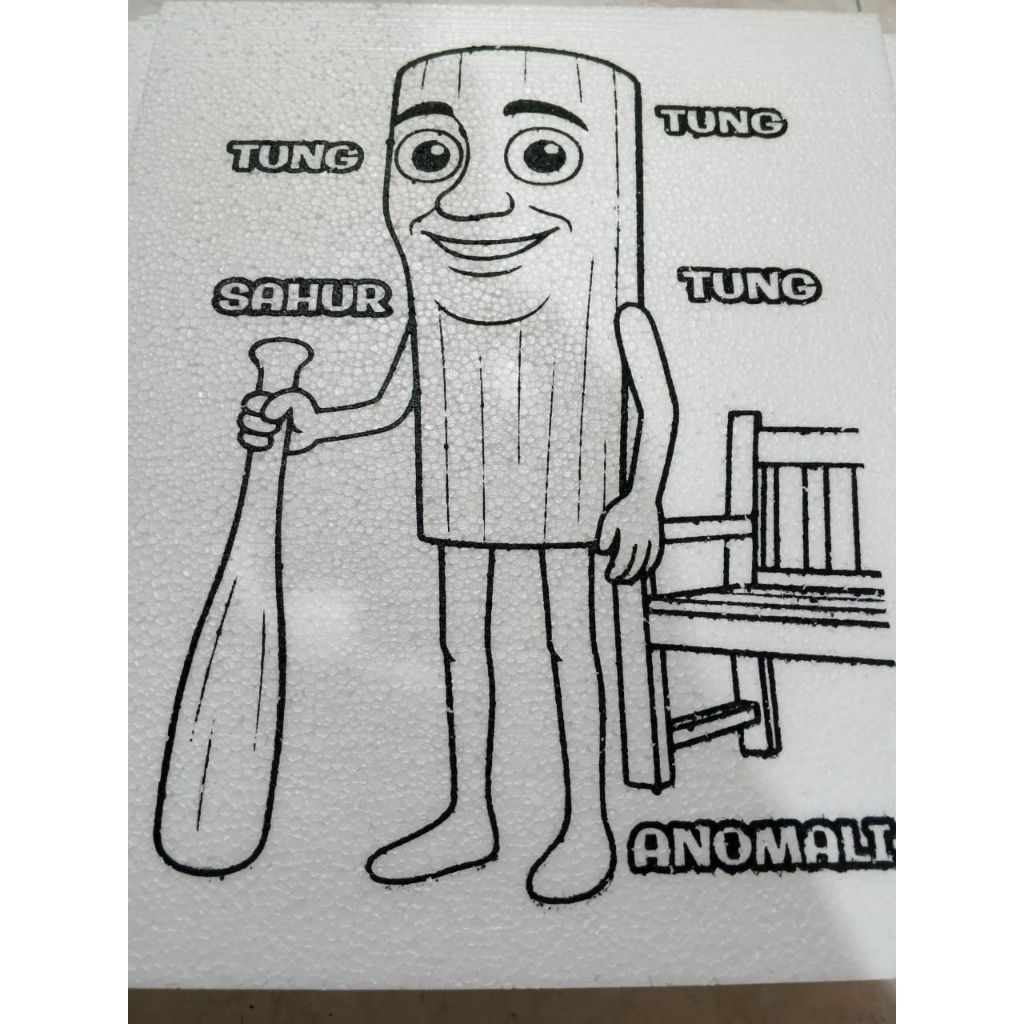 

Tas lukis mewarnai spundbond anak edisi animasi jumbo don, ukuran 30x40 65-70 gsm