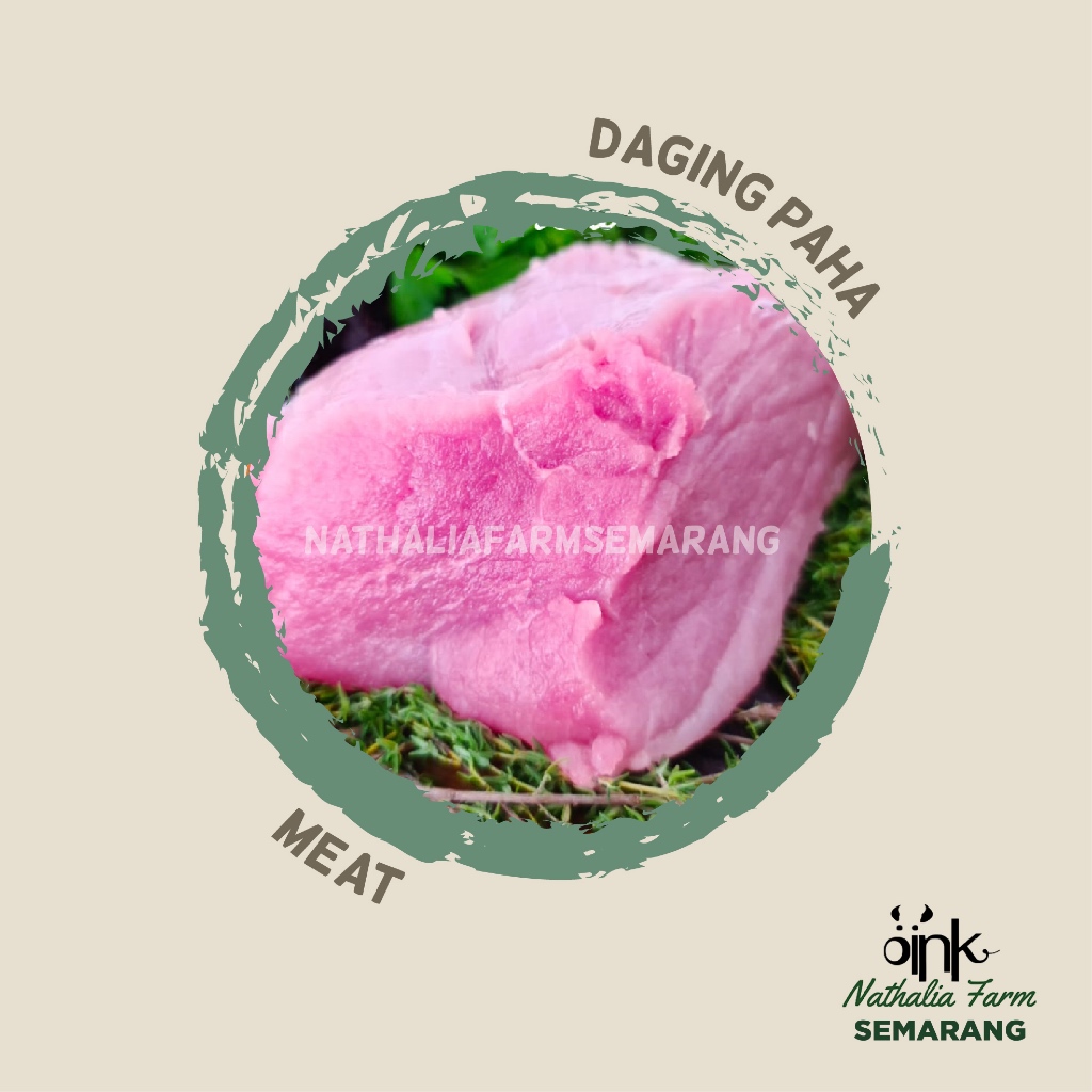 

Daging Babi Organik - Daging Paha 500g