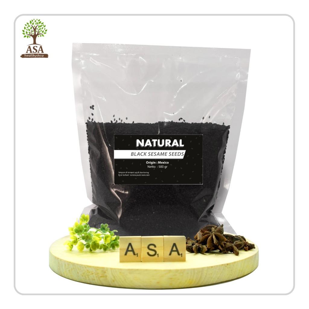 

Black Sesame Seed 500 gram / Biji Wijen Hitam
