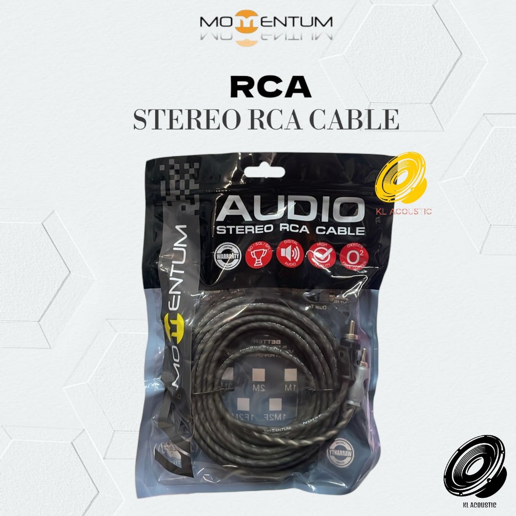 KABEL RCA MOMENTUM STEREO RCA CABLE