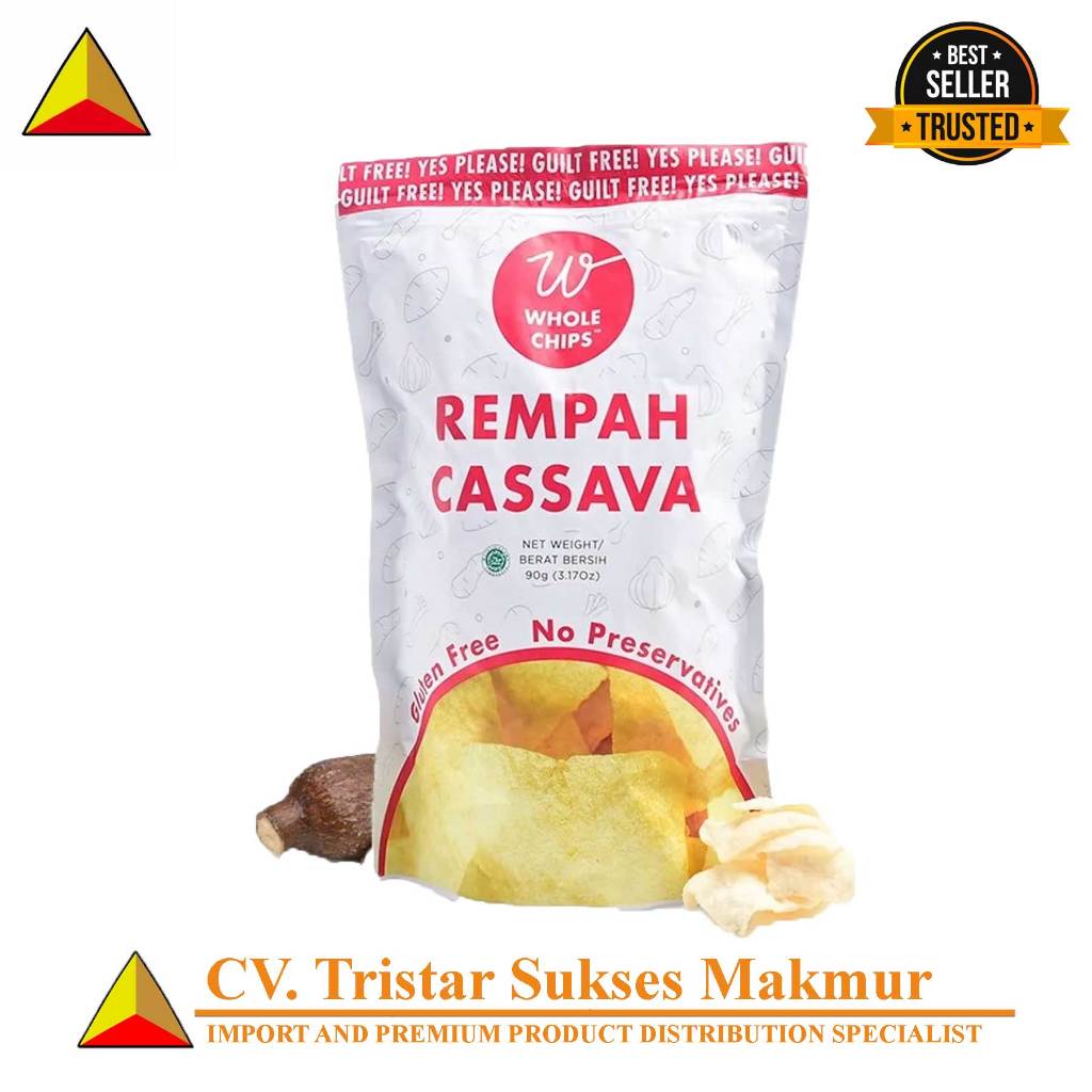 

WHOLE CHIPS - REMPAH CASSAVA 90GR / KERIPIK SINGKONG