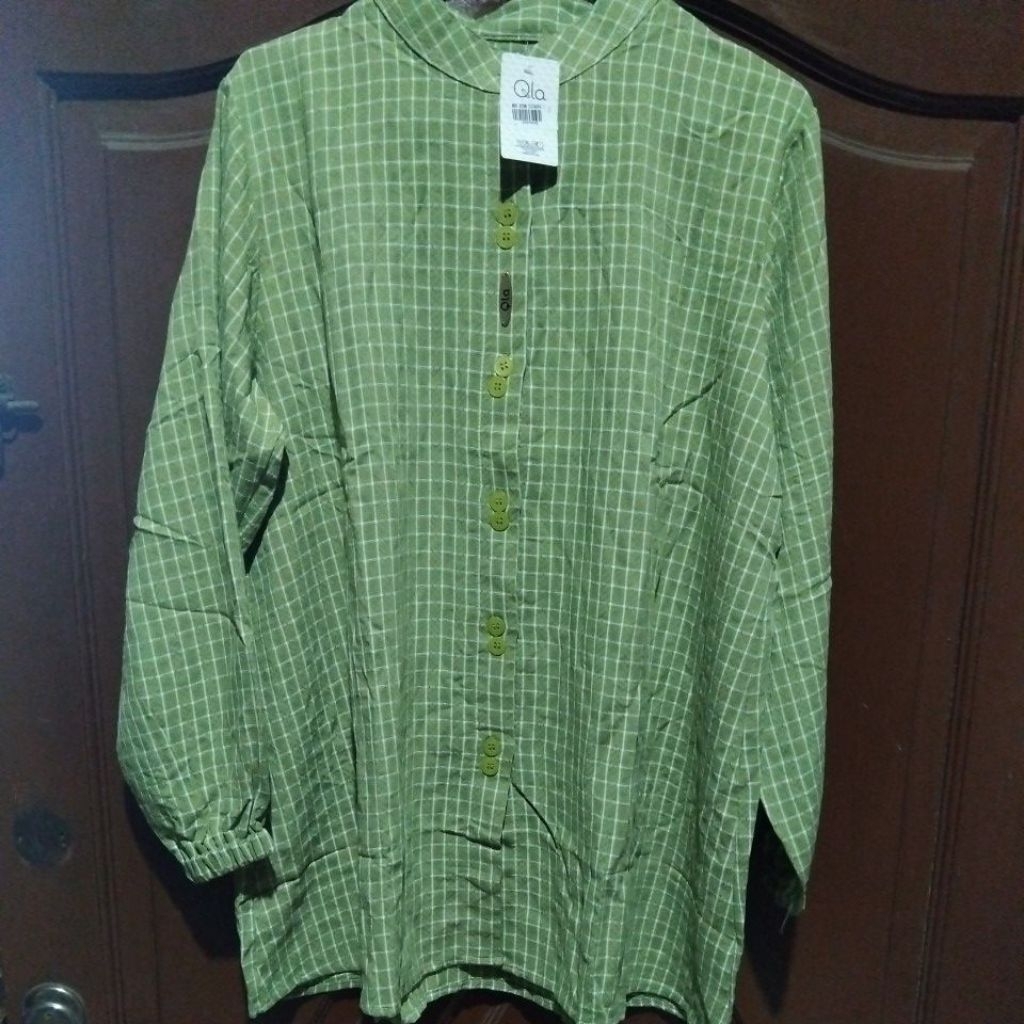 atasan qla hijau apel