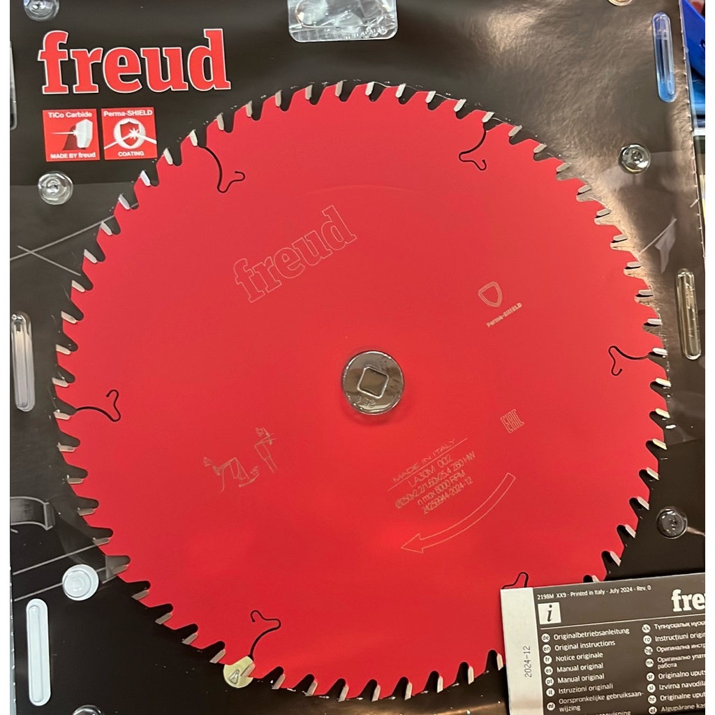 Mata Gergaji Freud 10 Inch x 60T Original Italy Pisau Bulat