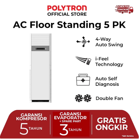 Polytron AC Floor Standing 5 PK PSF 5032