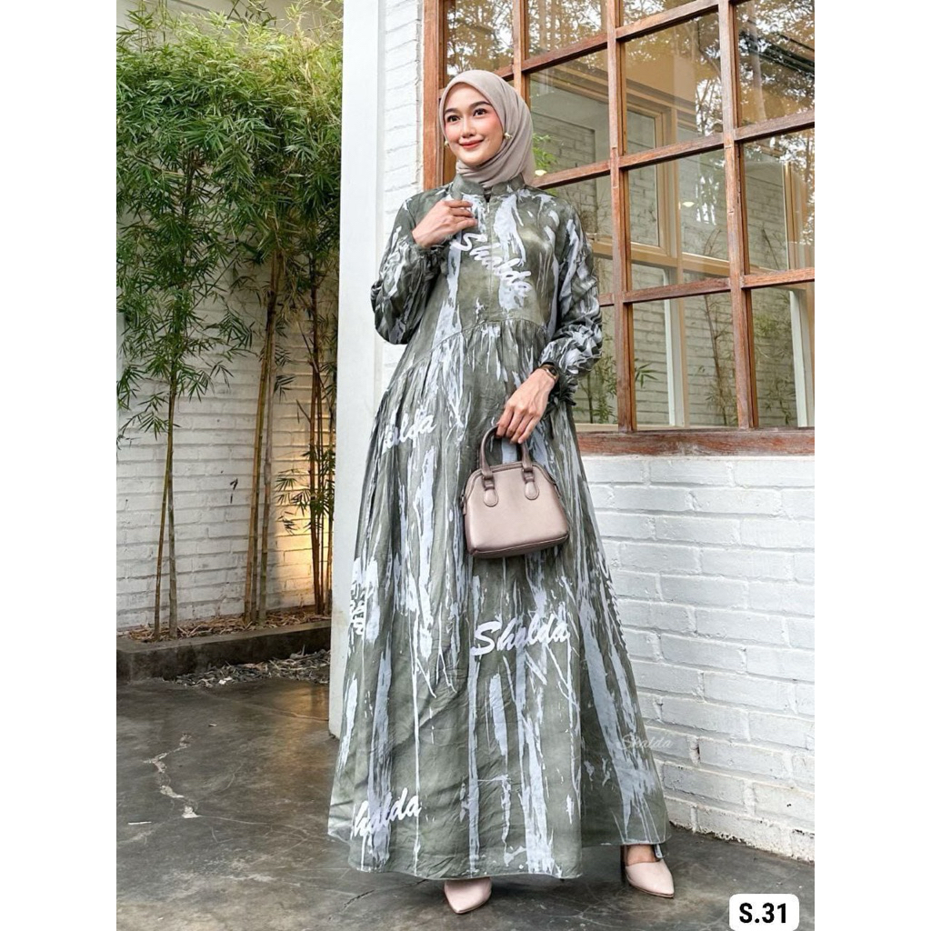 NEW SILK SUTRA DRESS / GAMIS SILK SUTRA BERKUALITAS