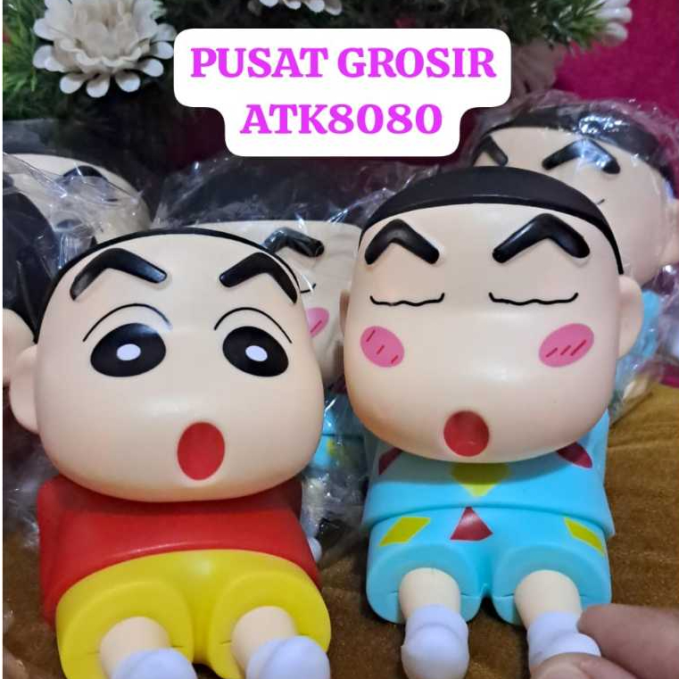 [GROSIRATK]Termurah Phone Holder Crayon Sinchan Penyangga HP Kekinian Stand Smart Phone Lucu