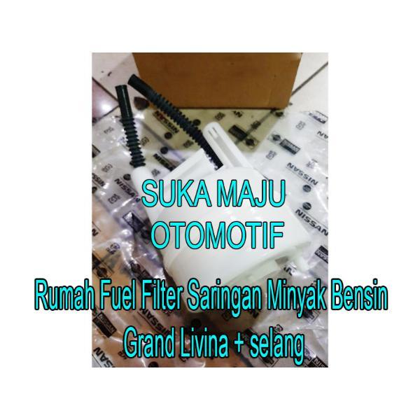 rumah fuel filter saringan minyak bensin grand livina + selang