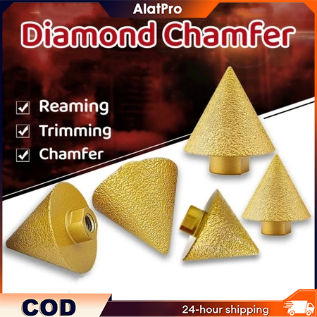 AlatPro Mata bor granit talang bevel berlian 38/50mm, mata bor lubang, mata bor reaming lubang, mata