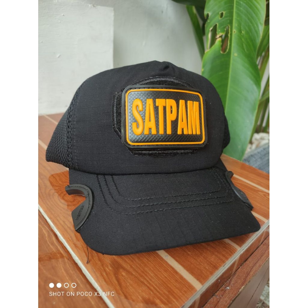 TOPI TACTICAL LOGO SATPAM
