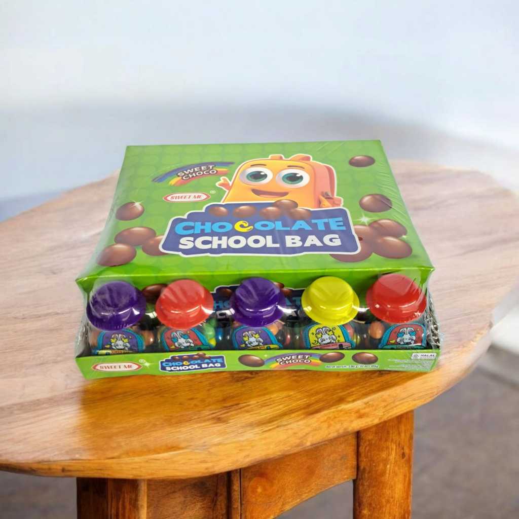 

sweet me chocolate school bag 1 box isi 30 pcs