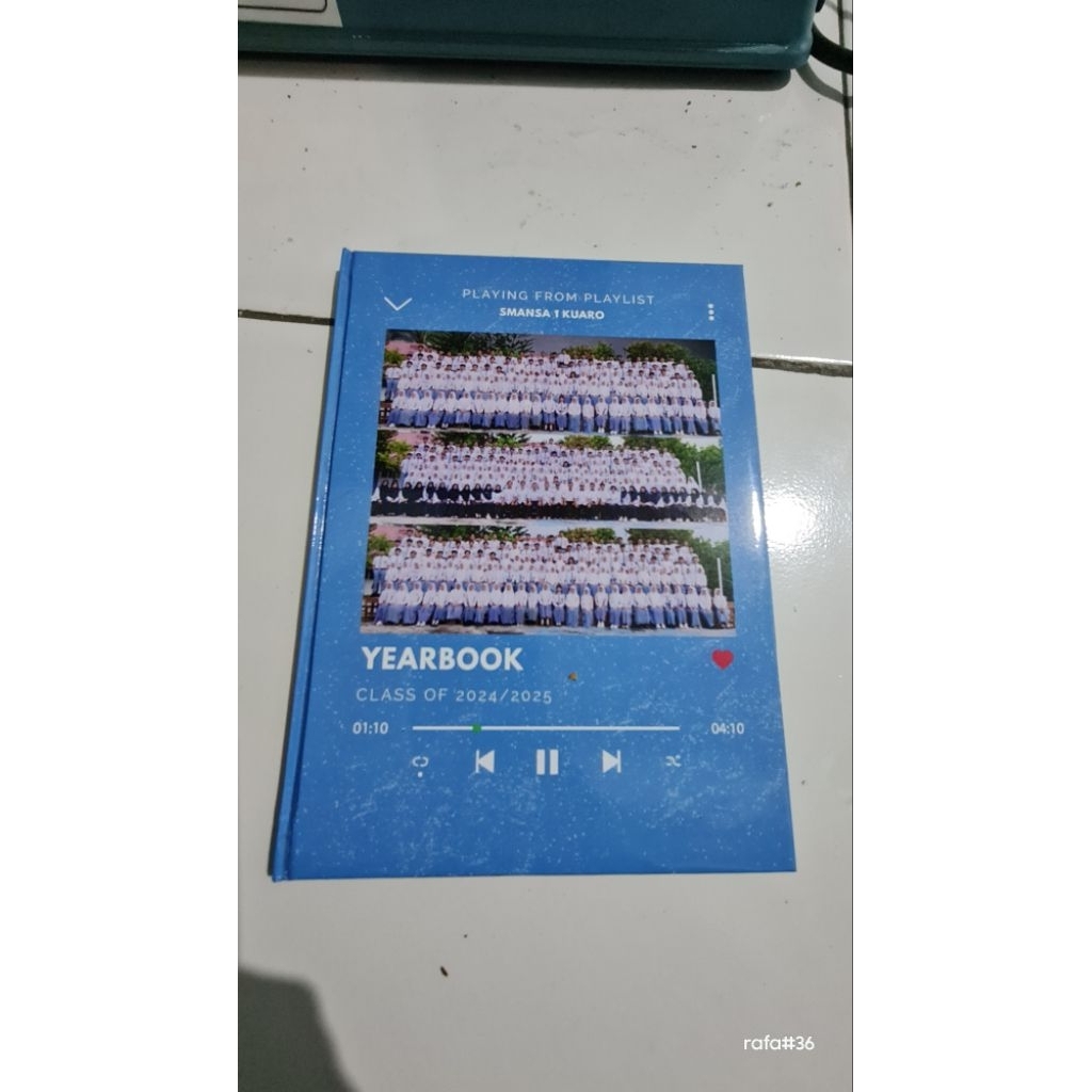 Cetak buku ukuran A5 full warna yearbook photobook artpaper