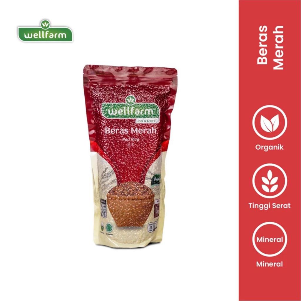 

Beras Merah Organik 1 Kg Kualitas Ekspor - WellFarm Beras Merah Wangi Pecah Kulit