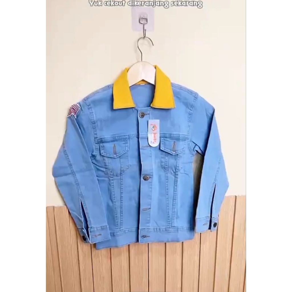 Jaket Jeans Anak Laki Laki Jaket Dilan Anak 1-10tahun