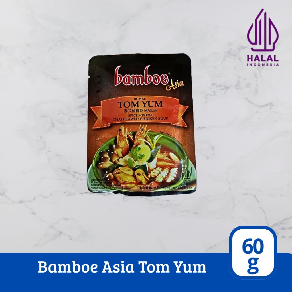 

Bamboe Asia Tom Yum / bumbu Tom Yum 60g
