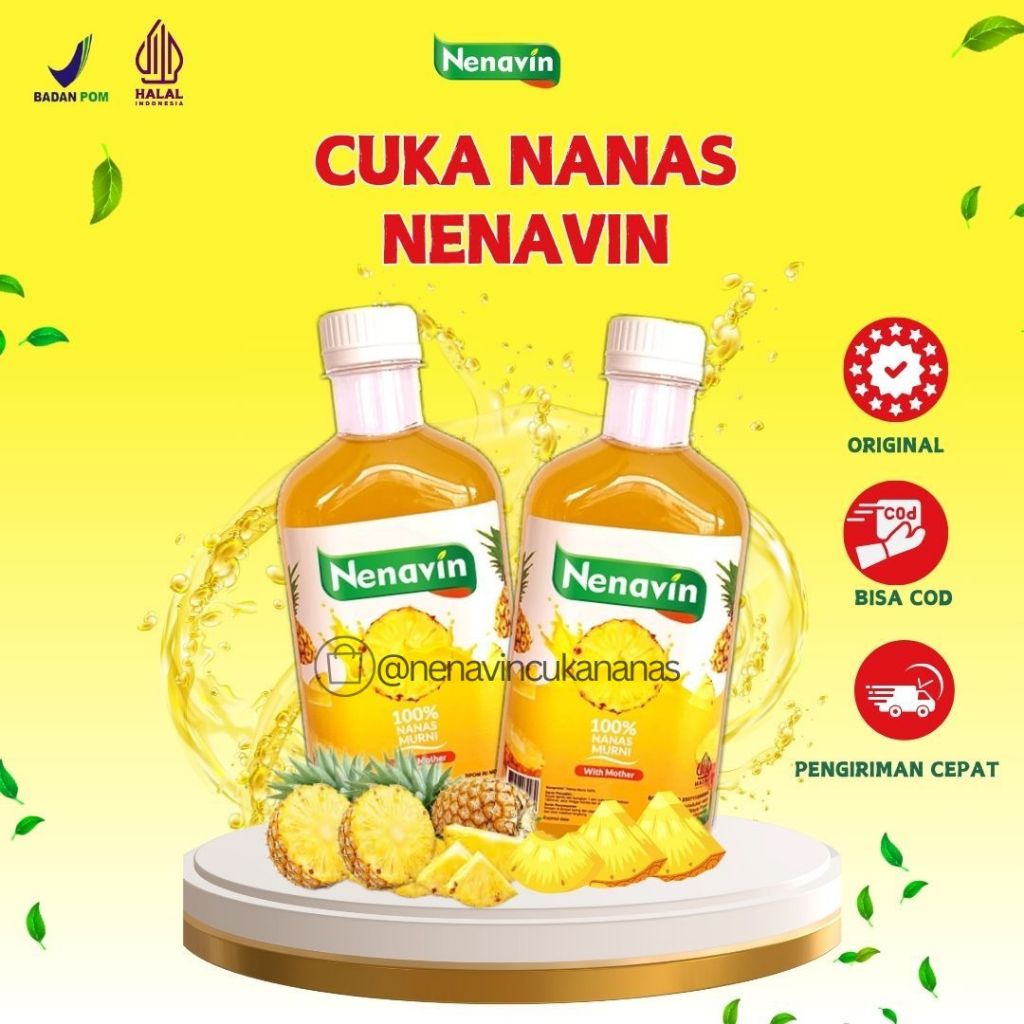 

Nenavin Cuka Nanas Paket 2 Botol Bantu Jaga Gula Darah dan Mencegah Komplikasi Diabetes