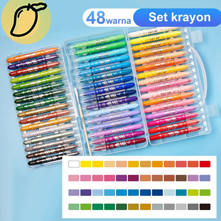 

KODE G59H CRAYON GRASP CRAYON GRASP MATA SEDANG SILKY CRAYON WATER SOLUBLE CRAYON KRAYON WARNA