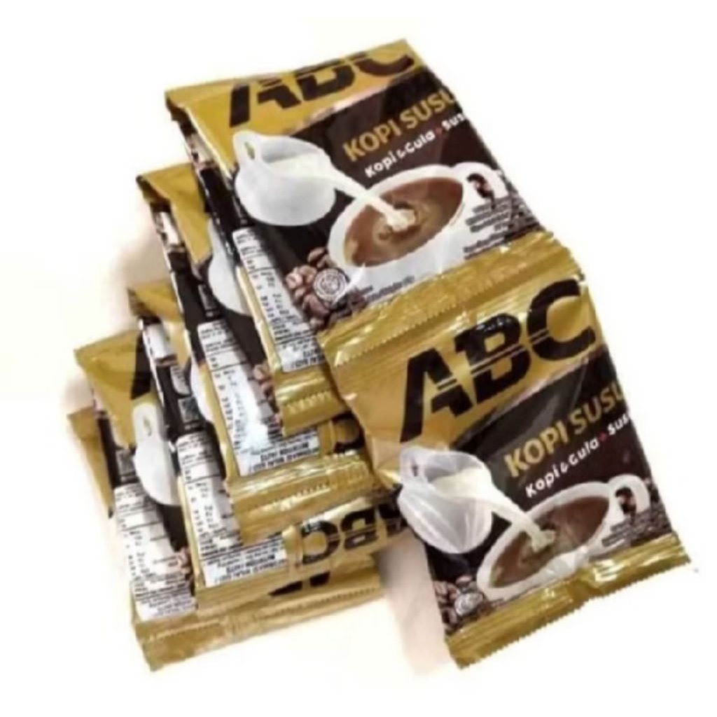 

kopi abc susu 1 renceng isi 10 pcs
