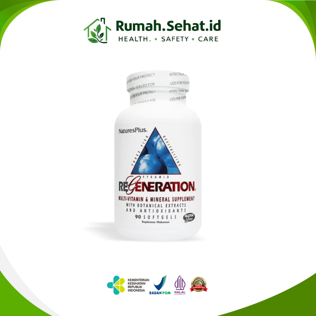 Natures Plus Regeneration Multi-Vitamin & Mineral Supplement - 90 Softgels