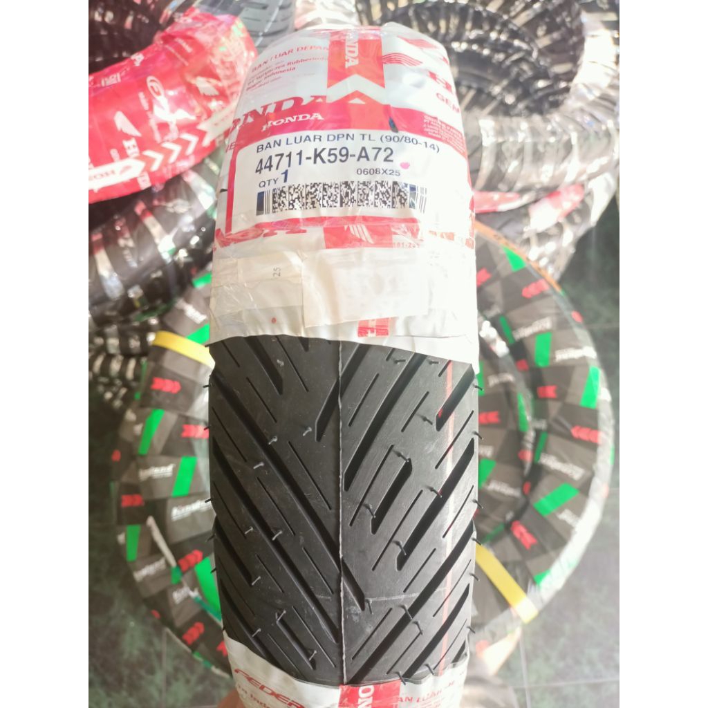 BAN FEDERAL HONDA TUBLES  MATIC UK 90/80-14 & 100/80-14. COCOK UNTUK SEPEDA MOTOR VARIO 110/ 125 / 1