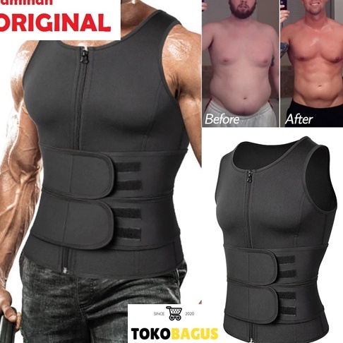 Korset Pembentuk Badan Pria  Korset Pria  Korset Sixpack  Korset Pengecil Perut Bakar lemak