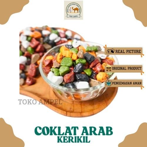 

Original Arabian Food Cokelat Kerikil 100gr Khas Turki Kualitas Premium - COKELAT KERIKIL 100GR Oleh-oleh Haji Umrah
