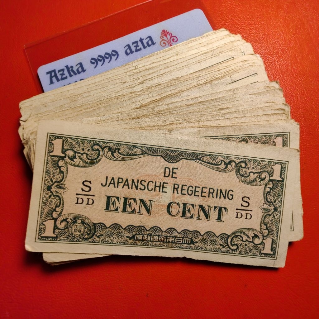 1 cent djr zaman jepang tahun 1942 asli sesuai foto