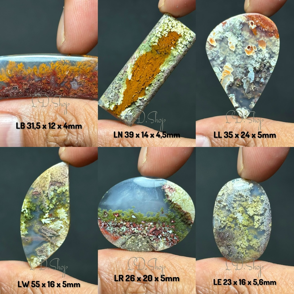 batu lumut trenggalek super / batu akik lumut / batu akik