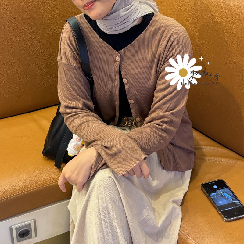 Best Deals Cardigan Knit Jumbo Wanita Premium / Cardigan Wanita Jumbo