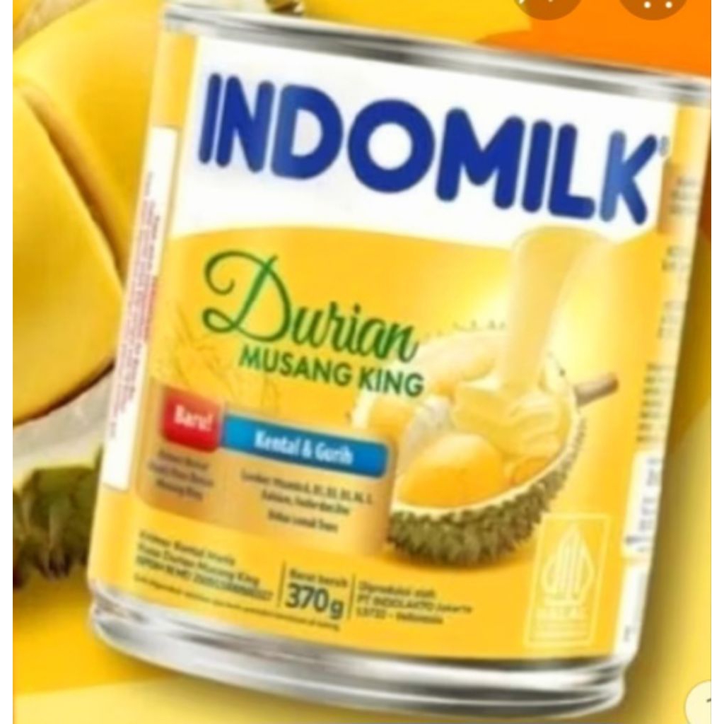 

INDOMILK SKM 370gr (Durian Musang King) Gurih & Kental