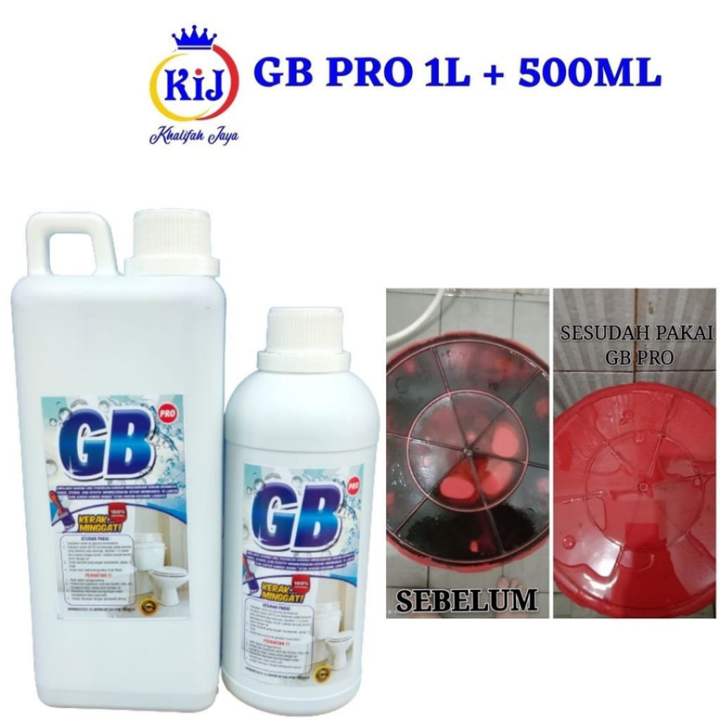 GB Pro 1000ml + 500ML PEMBERSIH KERAK KAMAR MANDI
