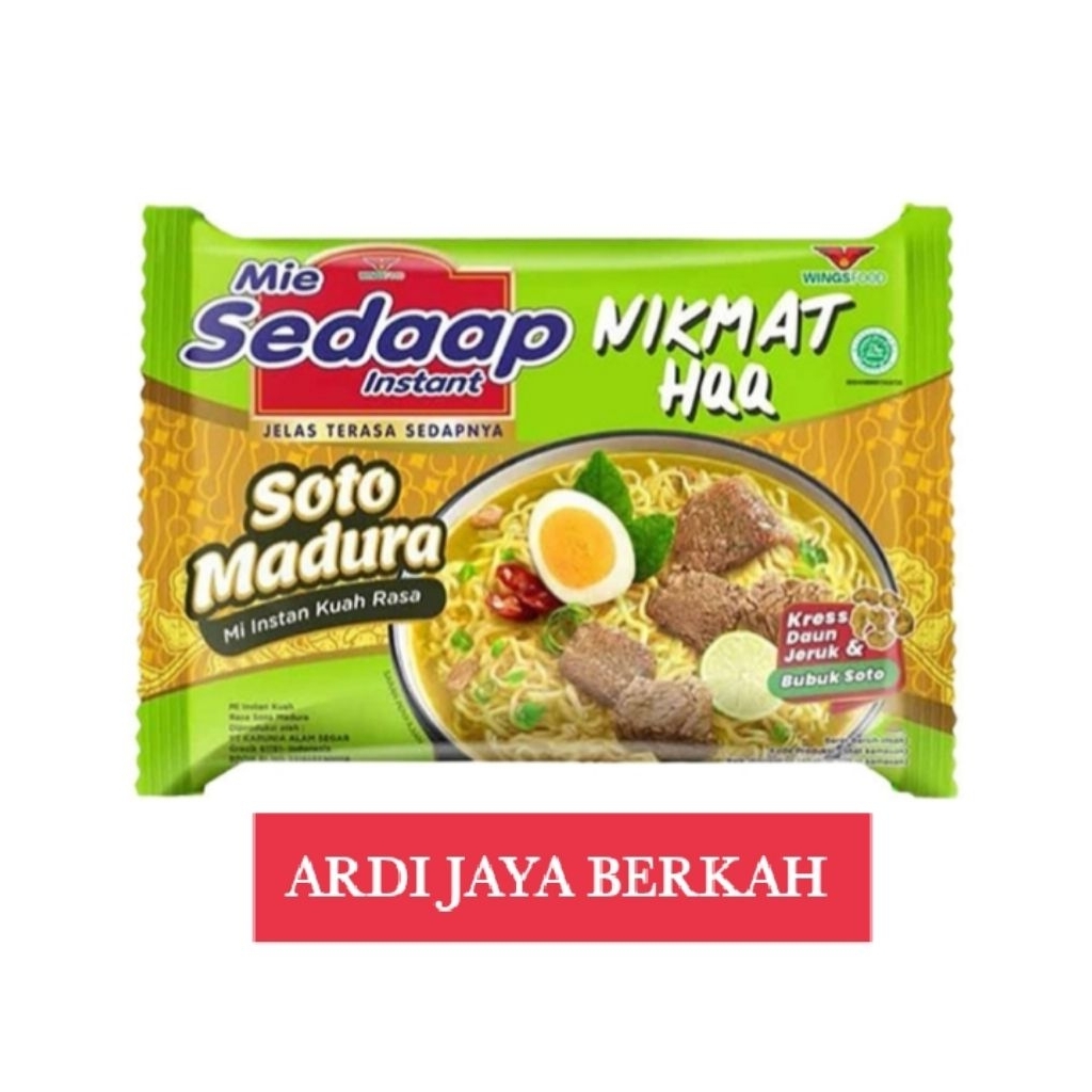 

Sedaap Mi Instan Soto Madura 70g