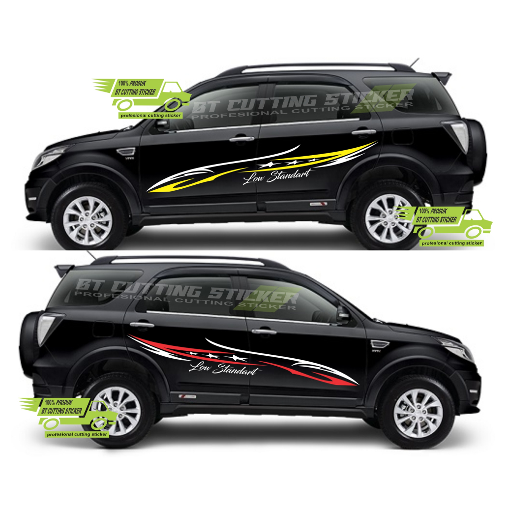 Stiker Mobil Daihatsu Terios / Striping Mobil Terios / Stiker List Body Terios / Sticker Mobil