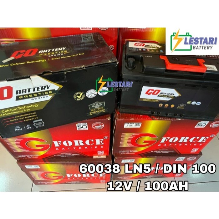 Aki Kering Go Battery 60038 LN5 / DIN 100
