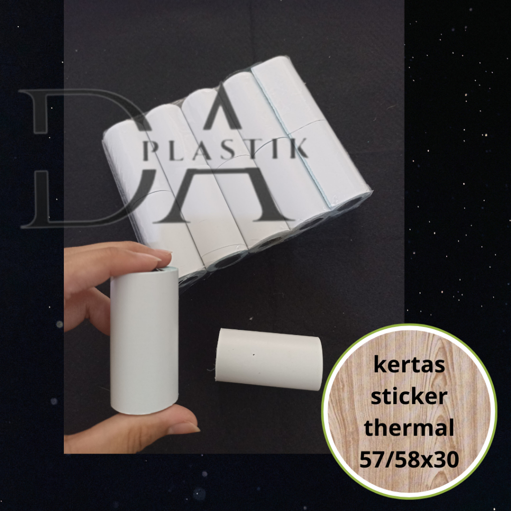 

Kertas Sticker Thermal 57/58x30 | Kertas Resi