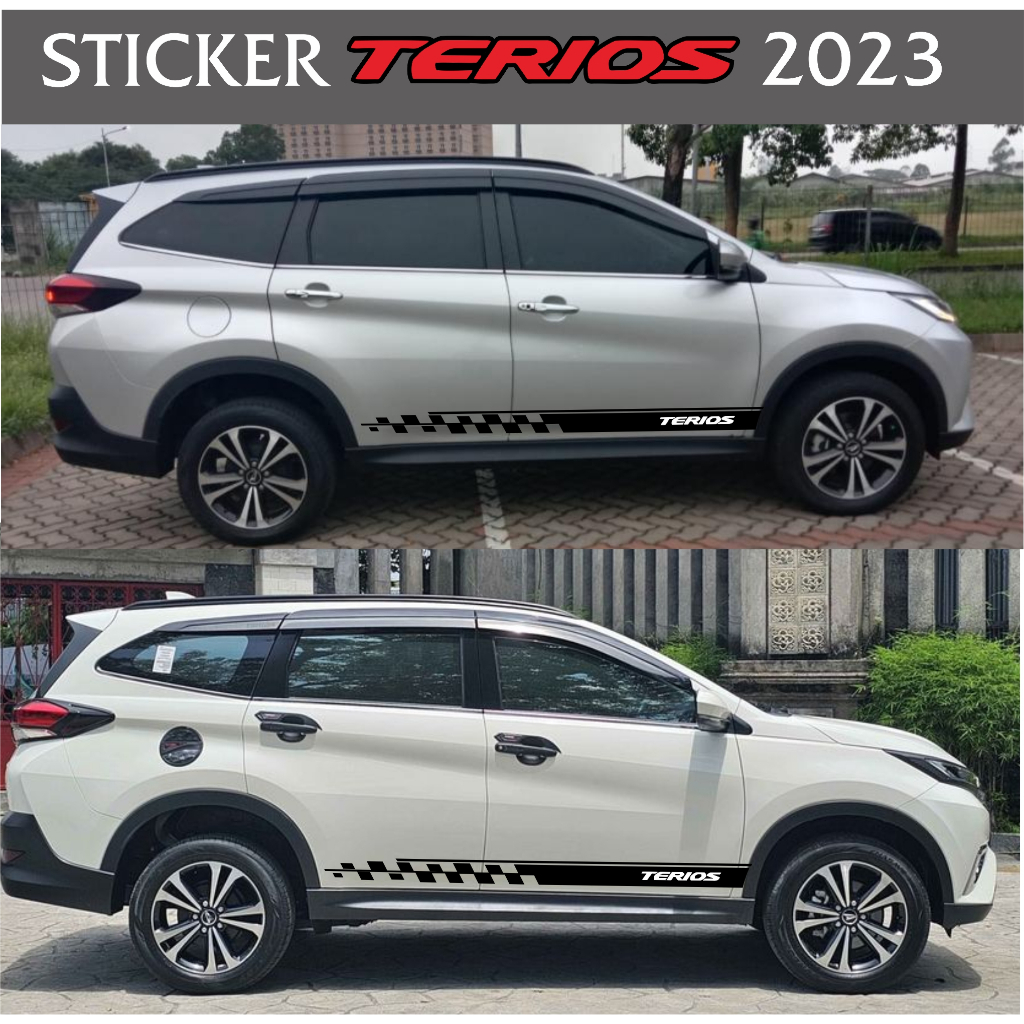 Sticker Pintu Toyota Rush Daihatsu Terios Aksesoris Mobil Toyota Rush Daihatsu Terios