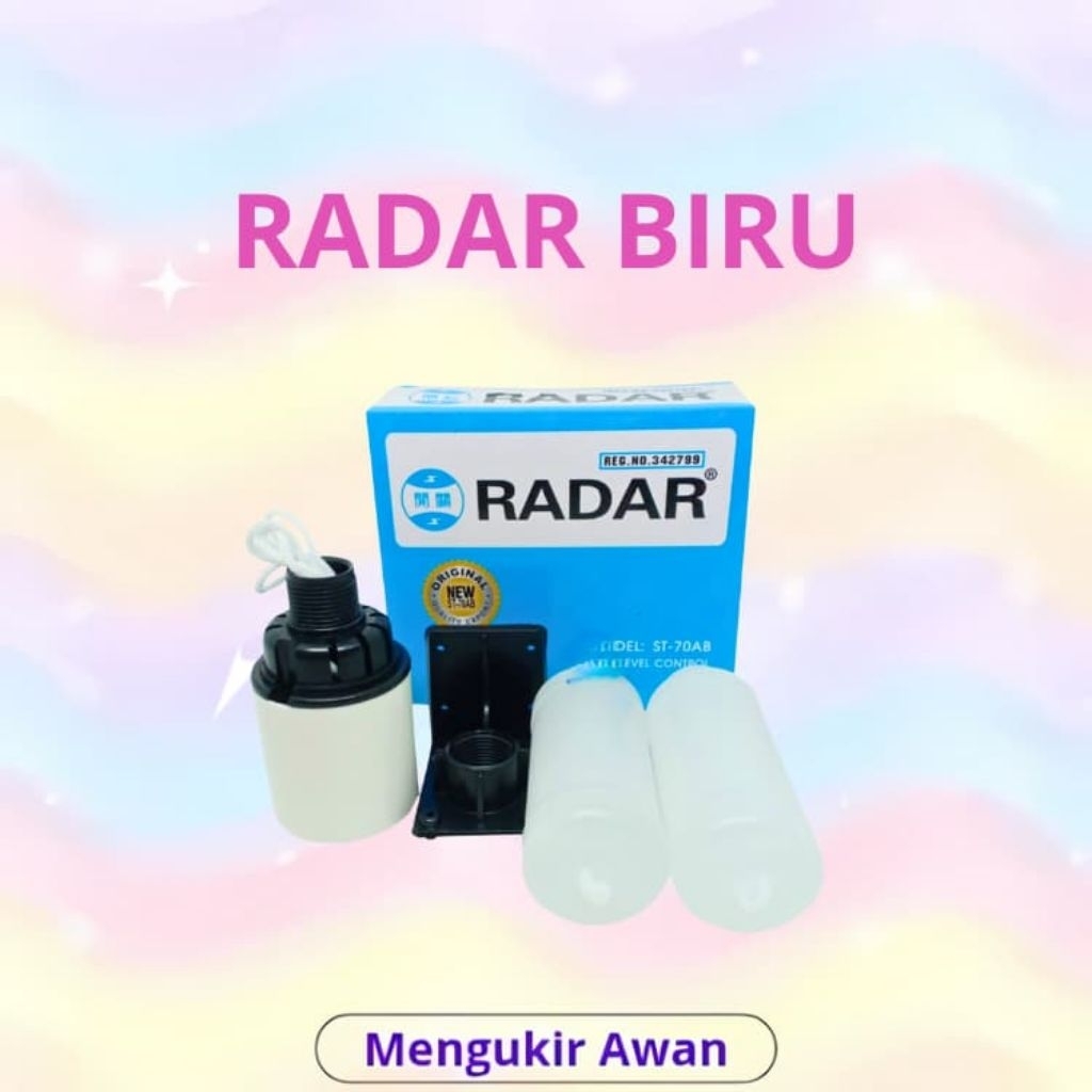 Pelampung RADAR ST-70AB ORIGINAL/Otomatis Toren Air BIRU ST-70AB