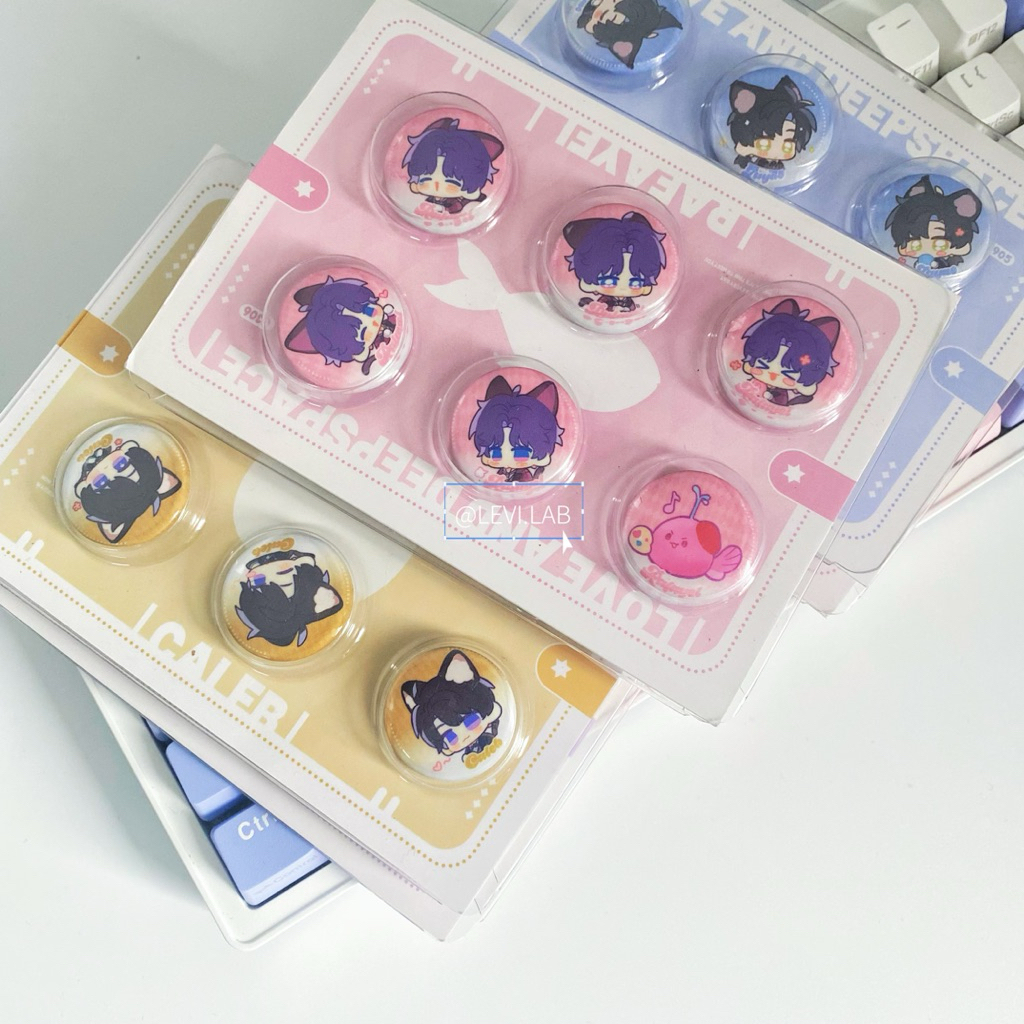 MINI PIN BADGE CALEB SYLUS ZAYNE XAVIER RAFAYEL LOVE AND DEEPSPACE