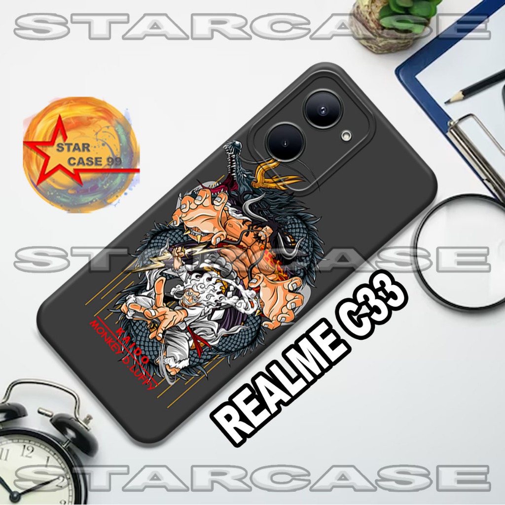 Softcase realme c33 /S33/Motif anime/case realme c33/casing/silicon/silikon