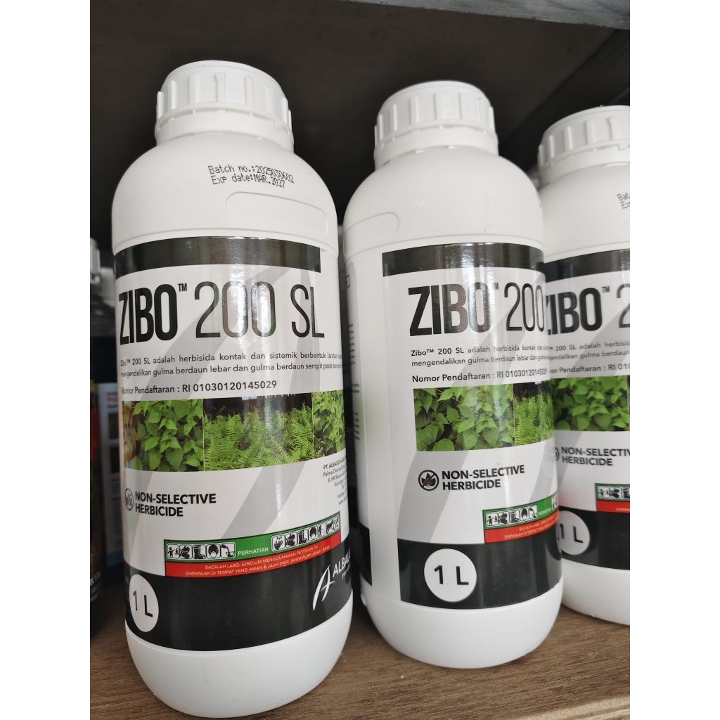 Zibo 1 lt, herbisida kontak sistemik