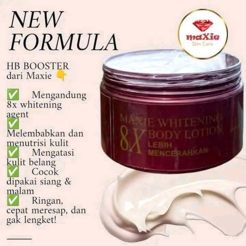 Hb booster maxie/lotion dosting maxie/Hb booster maxie skincare original bpom