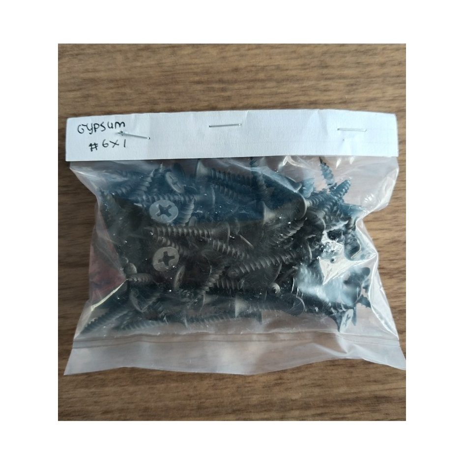 Sekrup gypsum 6 x 1"