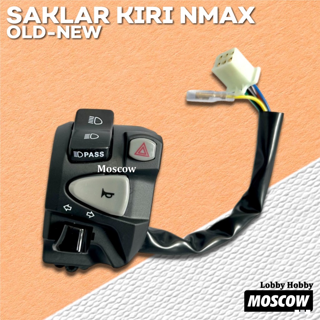 SAKLAR KIRI NMAX PNP NMAX ALL NEW OLD NMAX 155 CONNECTED 2015 - 2024 HOLDER KIRI NMAX 4in1 TOMBOL KL